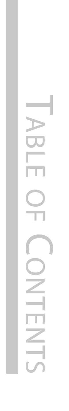 Table of Contents