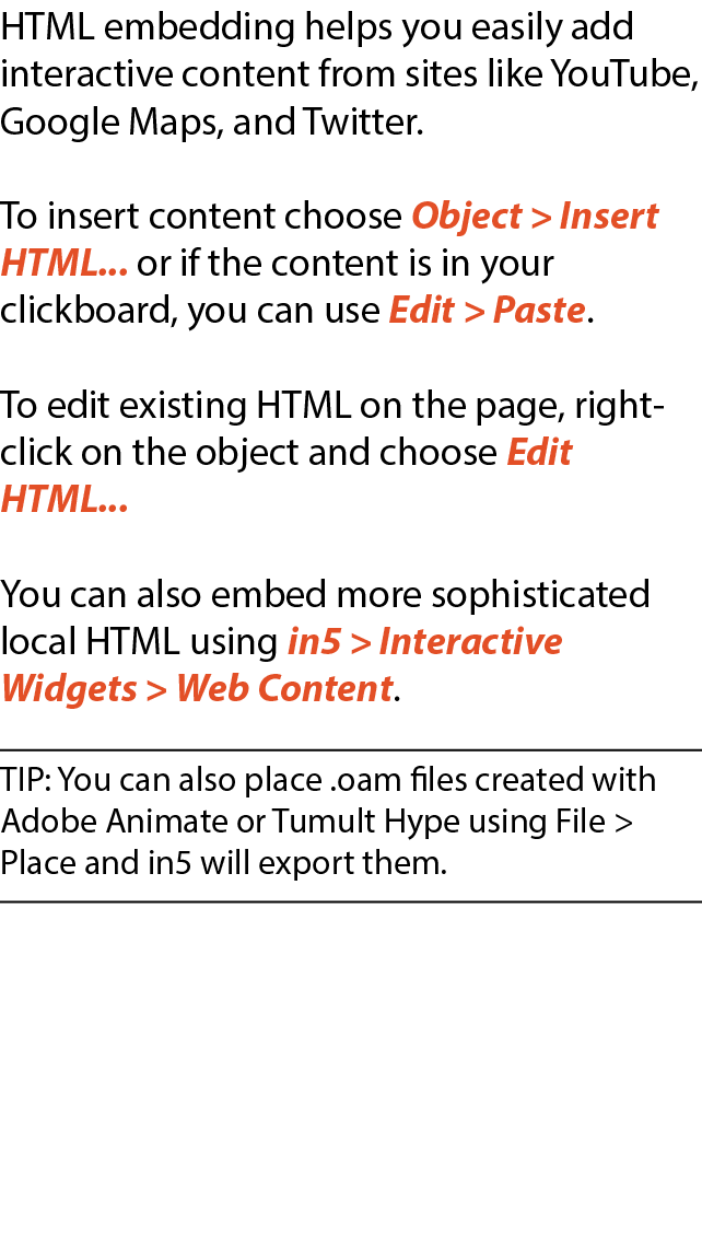 HTML embedding helps you easily add interactive content from sites like YouTube, Google Maps, and Twitter. To insert ...
